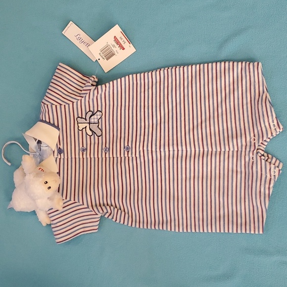 First Impressions Other - First Impressions Blue Boys Bear Romper Play Wear. Size 3/6 month.